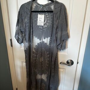 Rebellion Again - Long Slate Cover Up - Size M - NWT